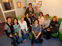 De tien moeders van de ouderraad van de Bever 