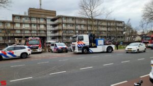 Flatgebouw op Frida Katz-erf ontruimd door gaslekkage
