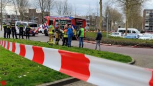 hulpdiensten blijven voorlopig aanwezig totdat de situatie volledig onder controle is