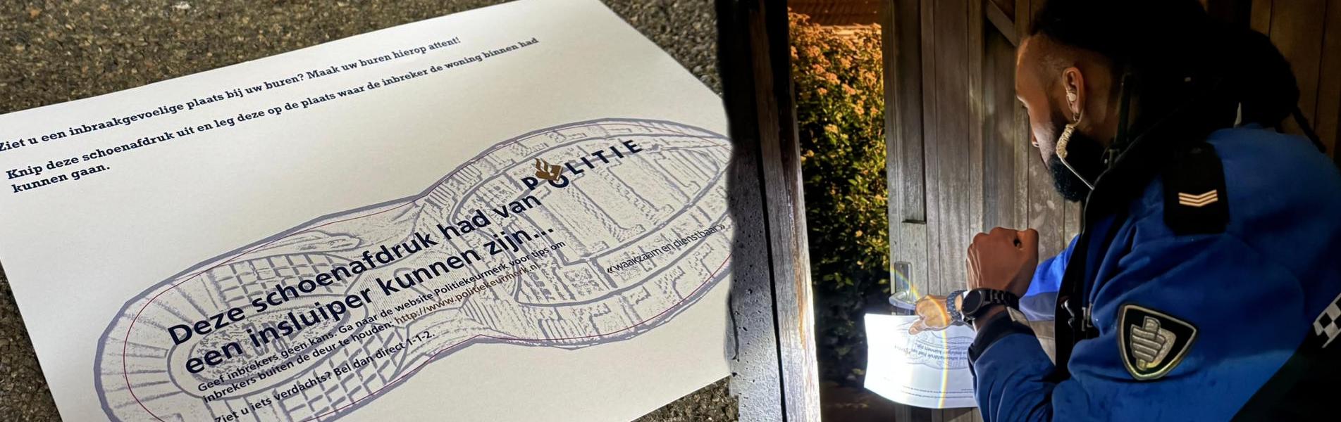 Inbraakpreventieactie ‘voetjesactie’