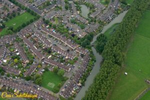 Luchtfoto gemaakt door Cees Schilthuizen