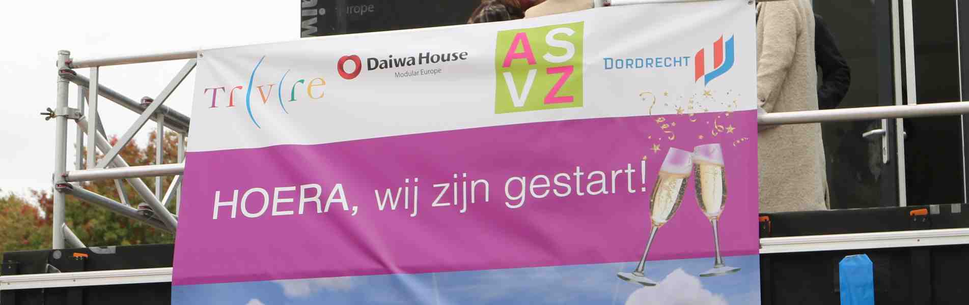 Bouw van 24 zorgunits in Dordrecht officieel gestart