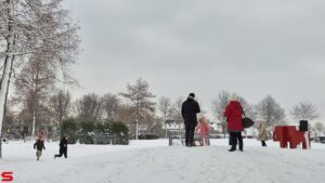 Sneeuw en sneeuwpret in Stadspolders (2026)