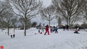 Sneeuw en sneeuwpret in Stadspolders (2026)