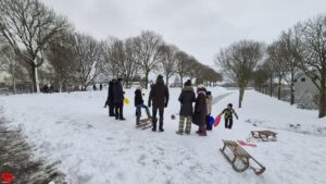 Sneeuw en sneeuwpret in Stadspolders (2026)