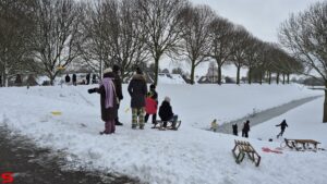 Sneeuw en sneeuwpret in Stadspolders (2026)