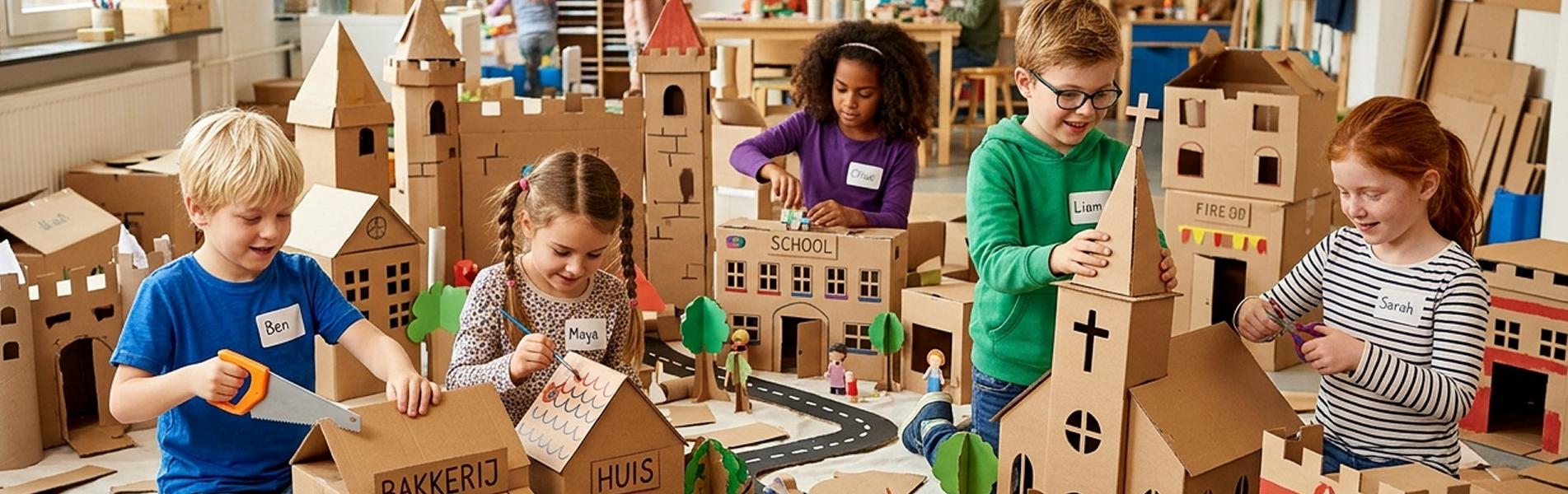 Gro-Up :: Dorp bouwen met karton