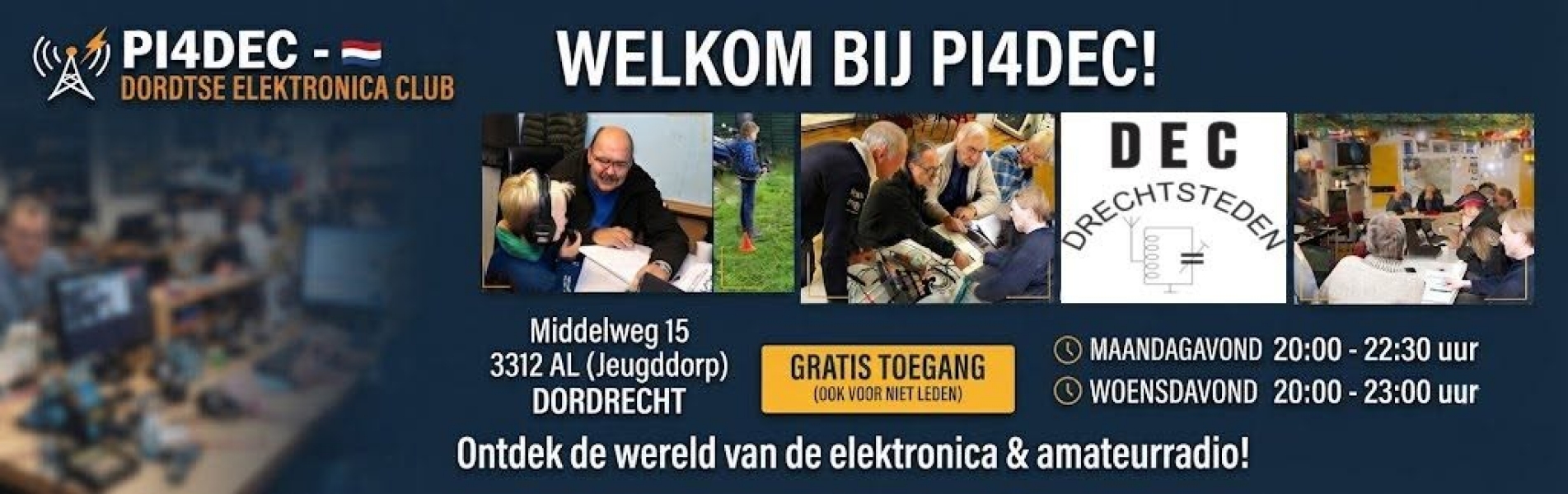 Dordtse Elektronica Club (PI4DEC) | Techniek & Radio in Dordrecht